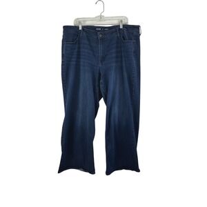 Old Navy Womens Jeans High Rise Wow Wide Leg Womens 20‎ Stretch Comfort Denim